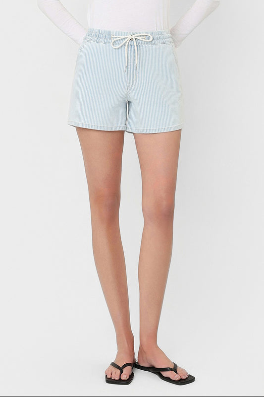 Vervet Striped Drawstring Shorts