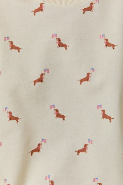 "In Weenie We Trust" Patriotic Dachshund Set