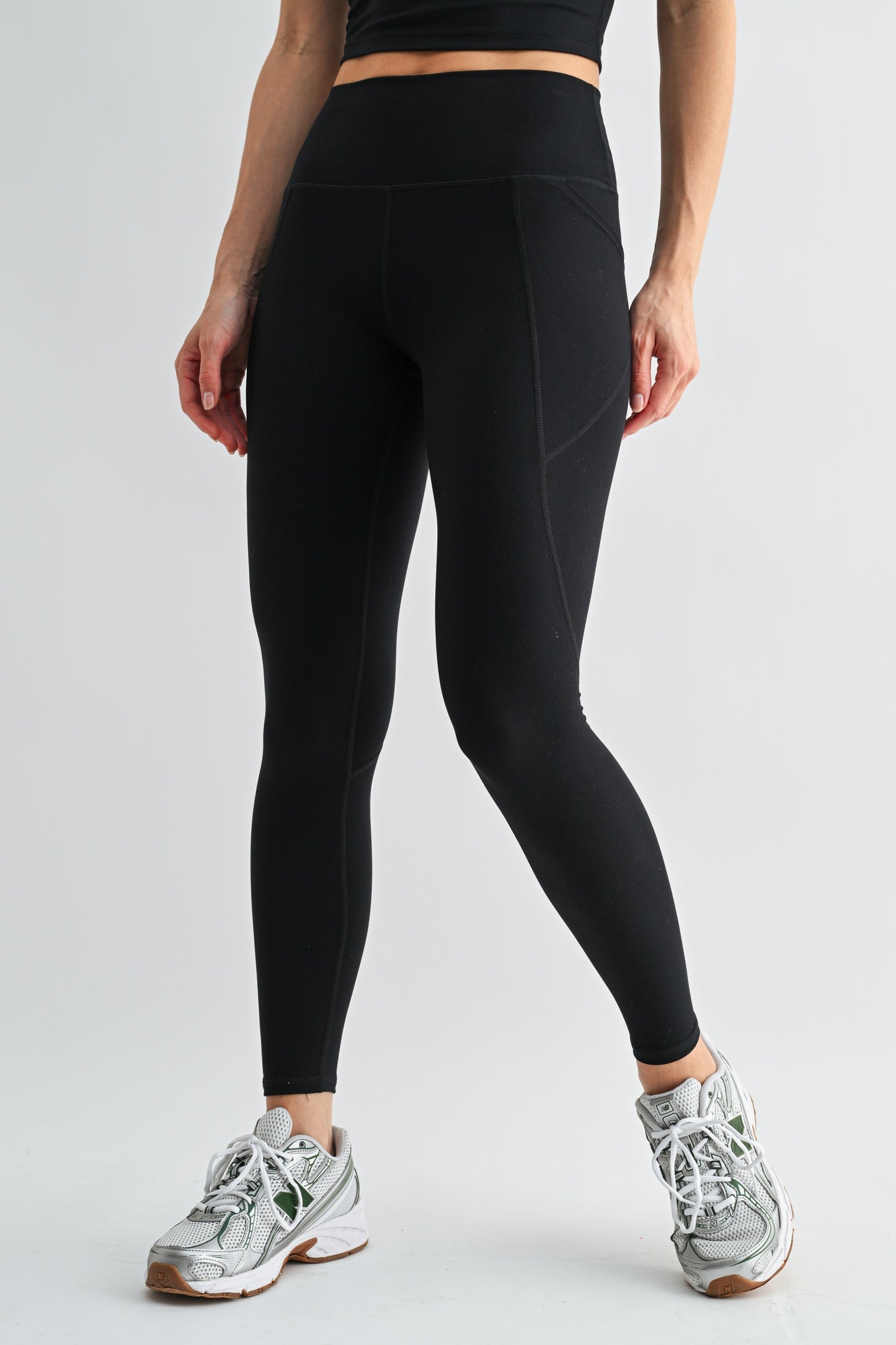 MONO B High-waisted Leggings w/Pockets (multiple colors)