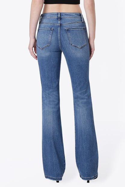 Flying Monkey High Rise Full Length Bootcut Jeans