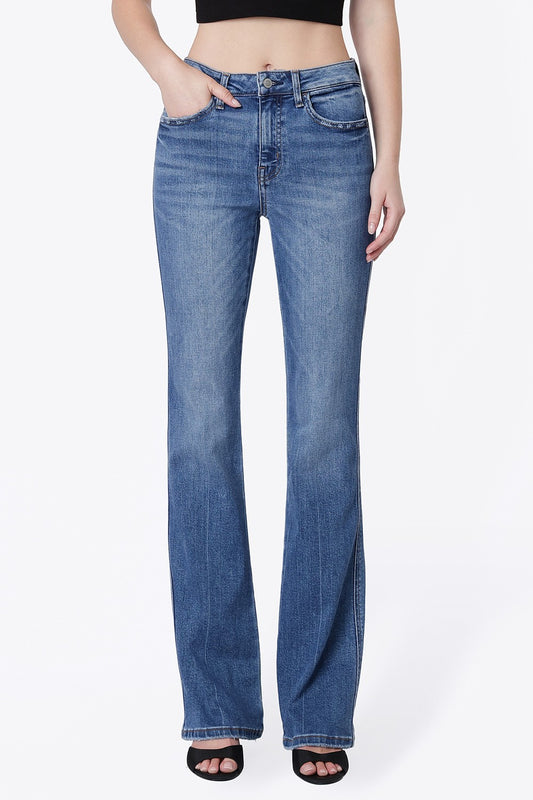 Flying Monkey High Rise Full Length Bootcut Jeans