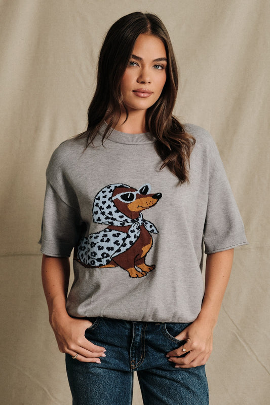 "Dixie" Dachshund SS Sweater
