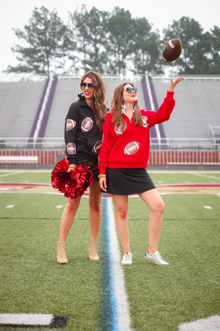 "Kickoff" Half Zip Football Pullover