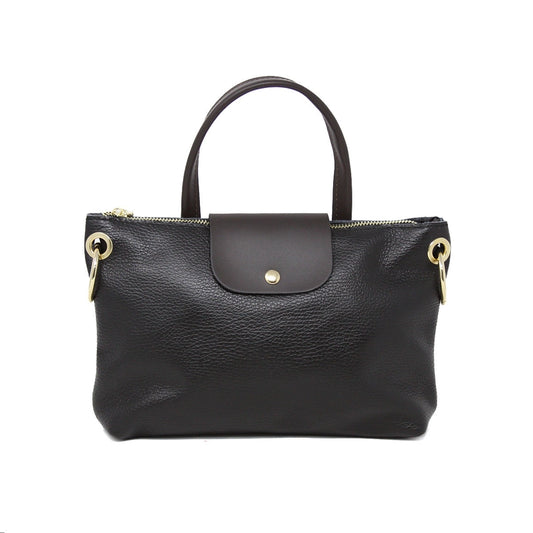 German Fuentes Italian Leather Shoulder/Crossbody Bag