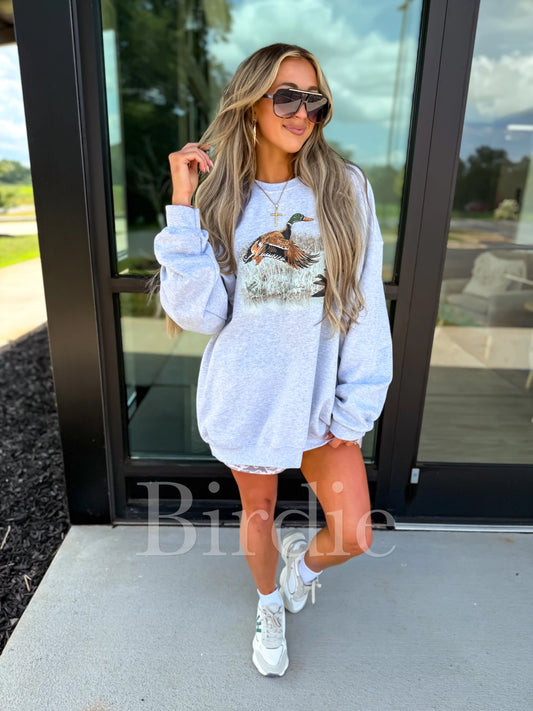 Vintage Duck Print Sweatshirt