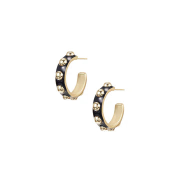 Natalie Wood Enchanted Mini Beaded Hoop Earrings