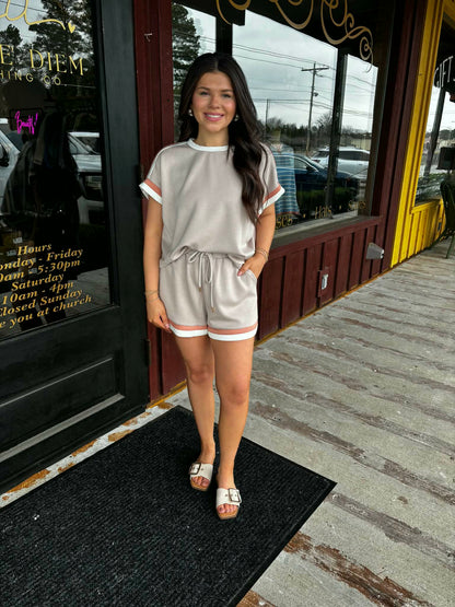 "Missy" Color-block Stripe Set (Multiple Colors)
