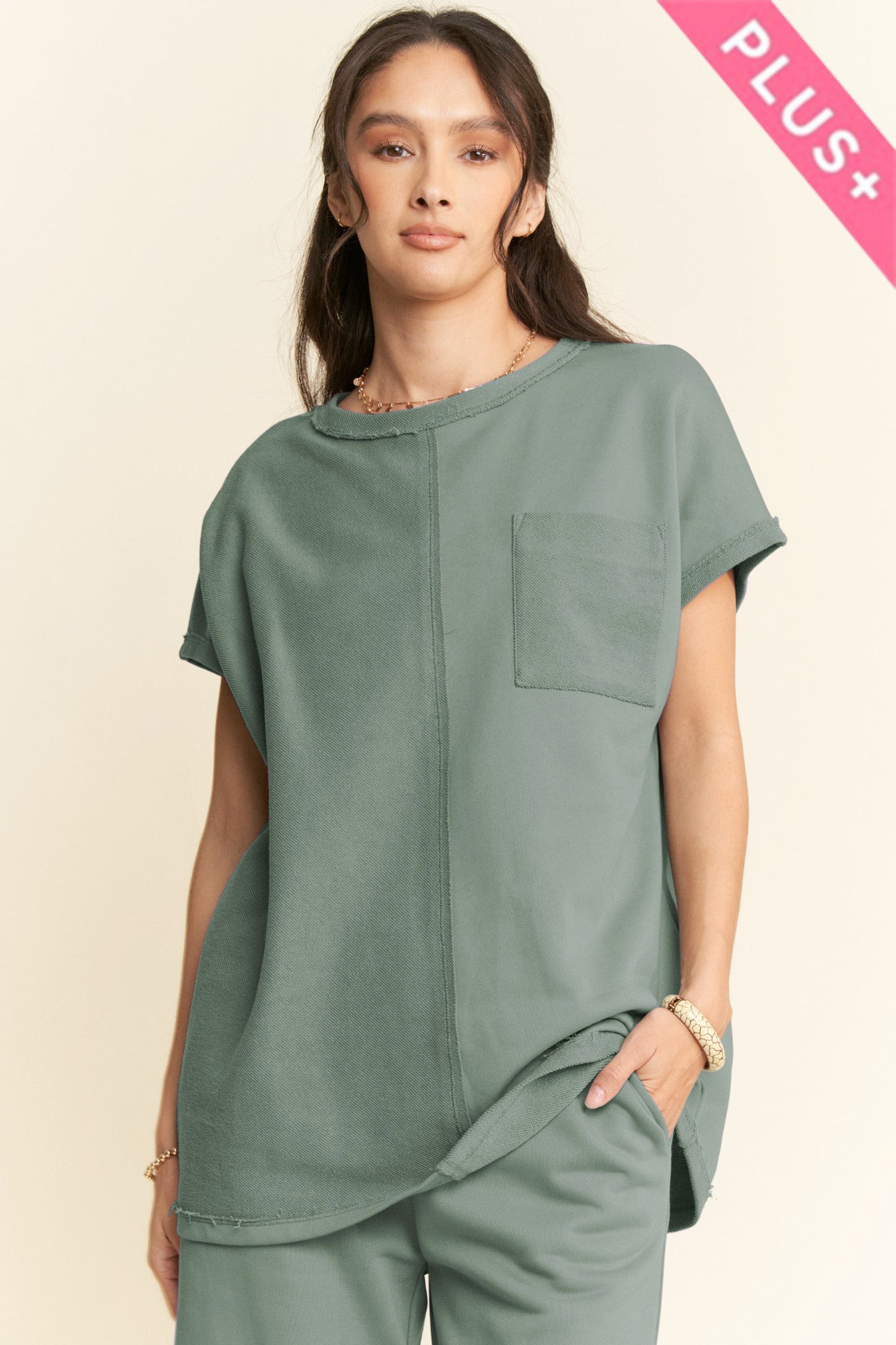 "Kip" Curvy Terry Knit Set (Multiple Colors)