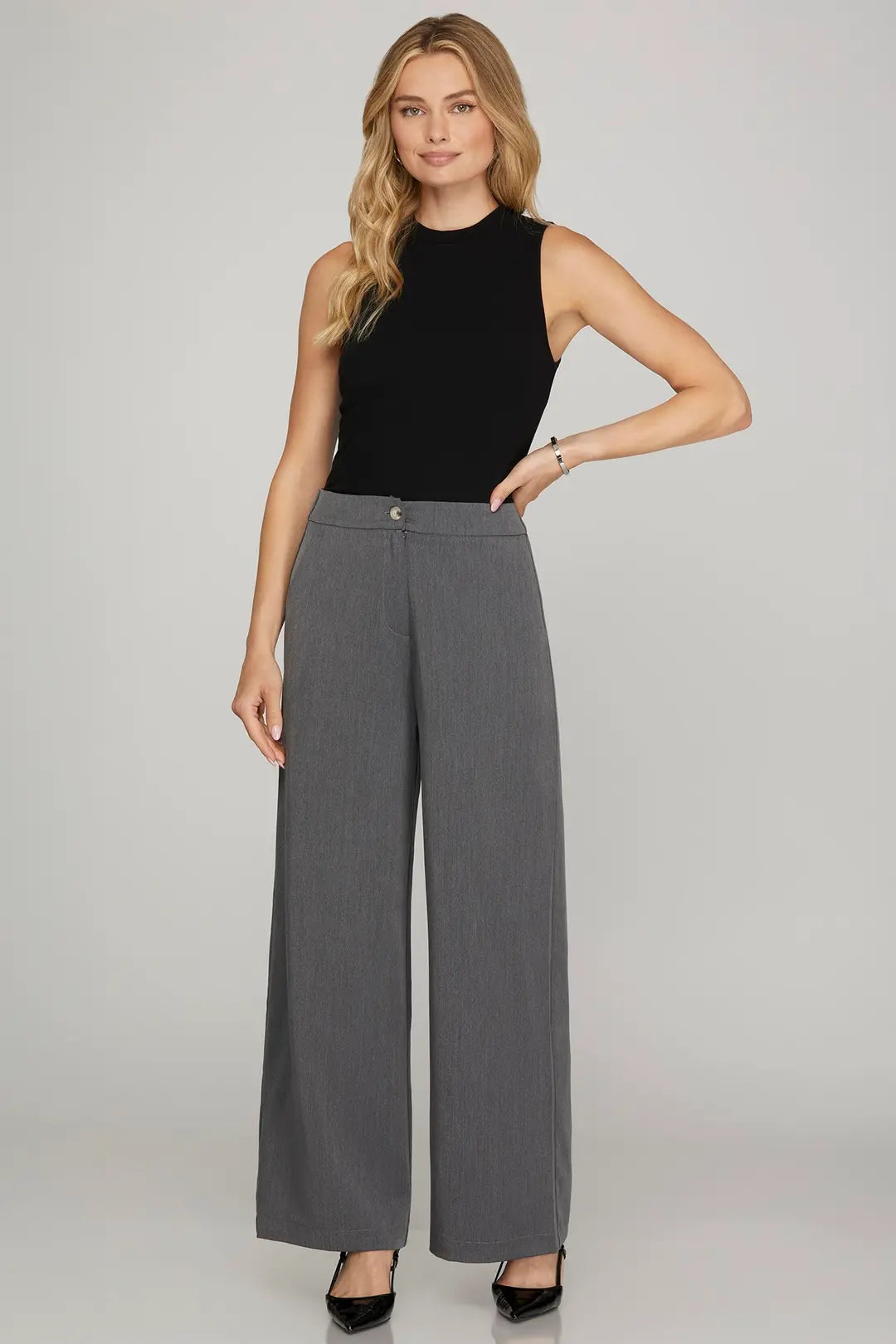"As Usual" Grey Dress Pants