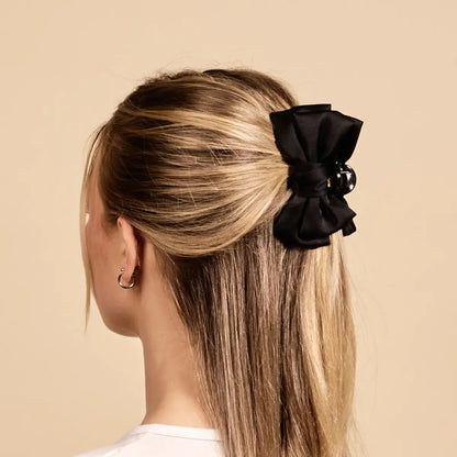 Darling Effect Satin Bow Claw Clip (Multiple Variants)