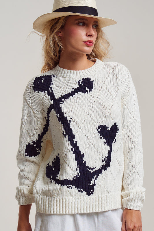 "Set Sail" Nautical Sweater