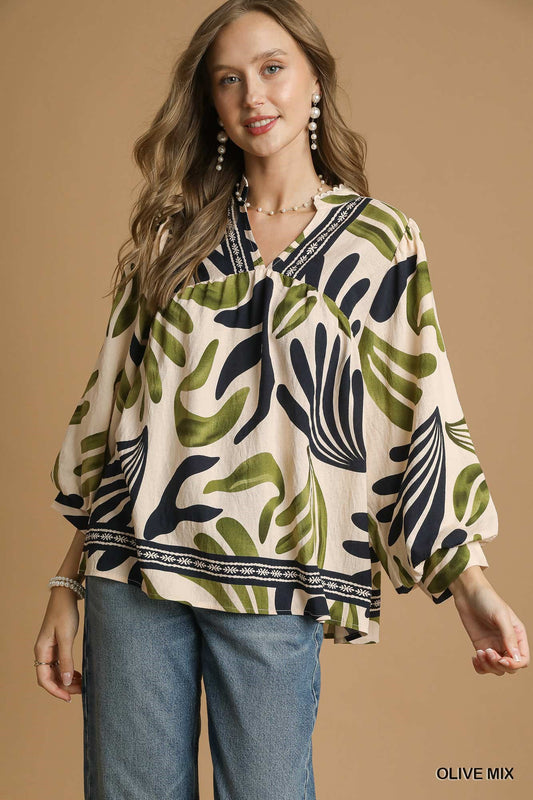 "Rene" Floral Blouse