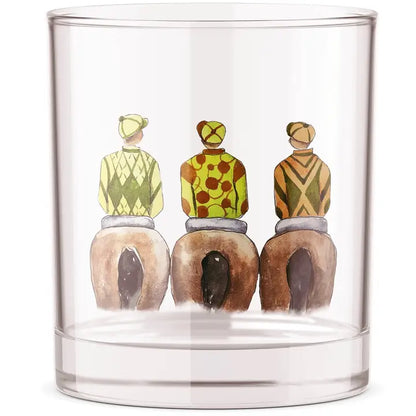 "Day at the Races" Bourbon Glasses