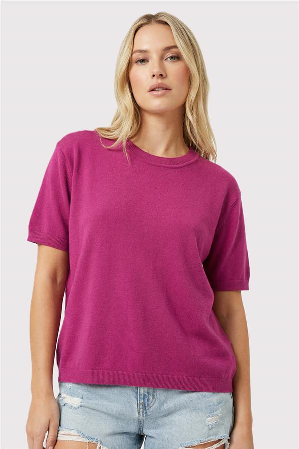 "Heidi" Short Sleeve Sweater