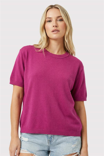 "Heidi" Short Sleeve Sweater