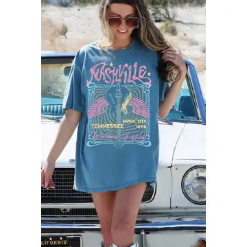 Nashville Tennessee Oversized Tee