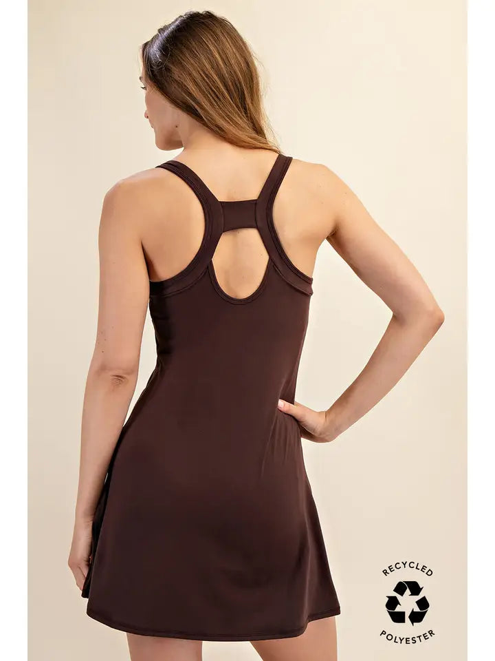 "Leena" Active Romper Dress (Multiple Colors)