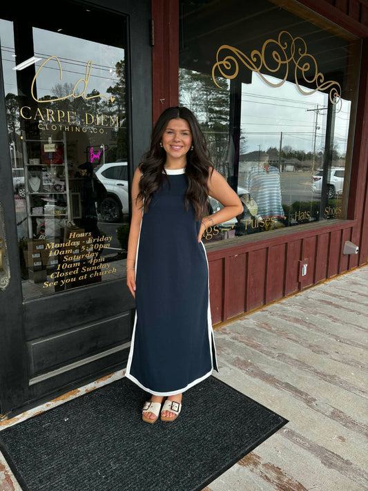 "Josey" Solid Midi Dress (Multiple Colors)