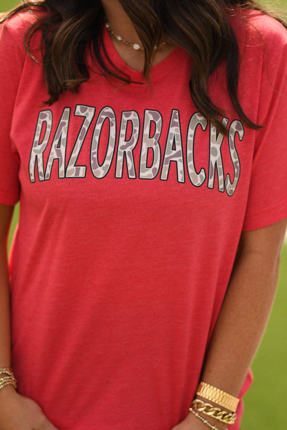 Razorback Camo Tee