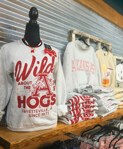 Wild about the Hogs Sweatshirt