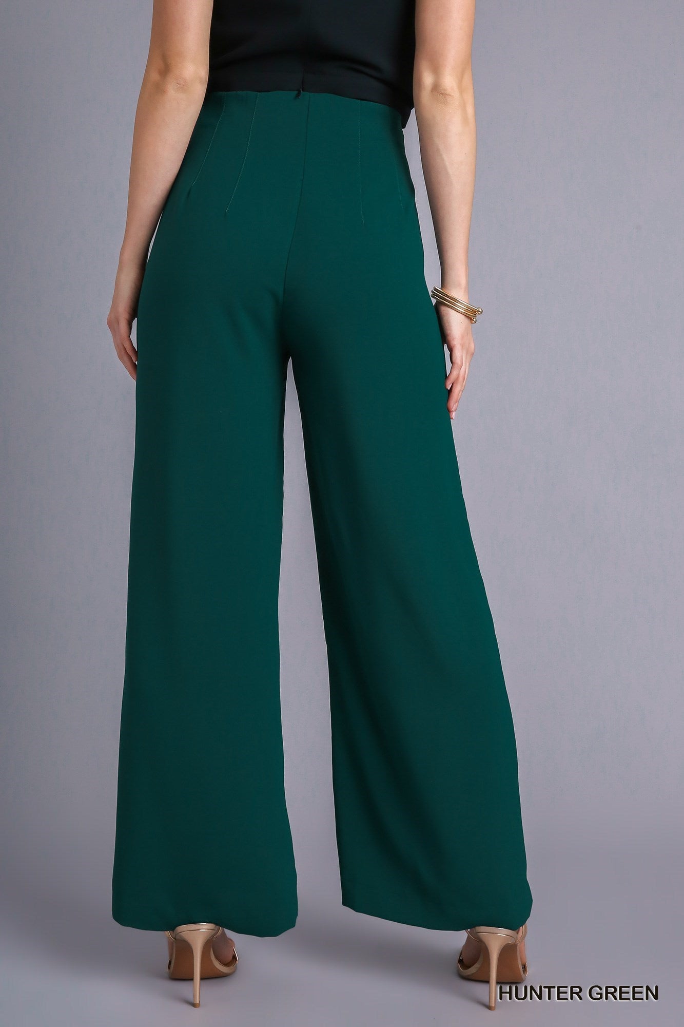 "SASSY" High Waisted Wide Leg Pants