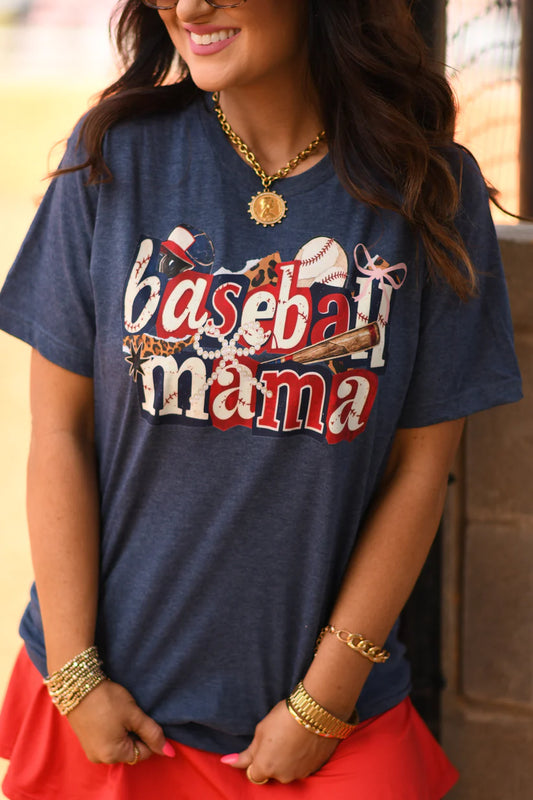 Baseball Mama Short Sleeve Tee