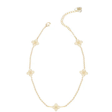 Natalie Wood Heritage Mini Cross Station Necklace