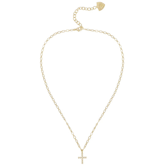Natalie Wood Legacy Cross Drop Necklace