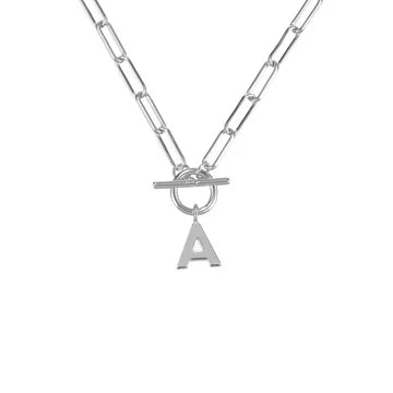Initial Toggle Necklace