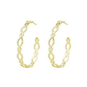 Natalie Wood Bloom Hoop Earrings