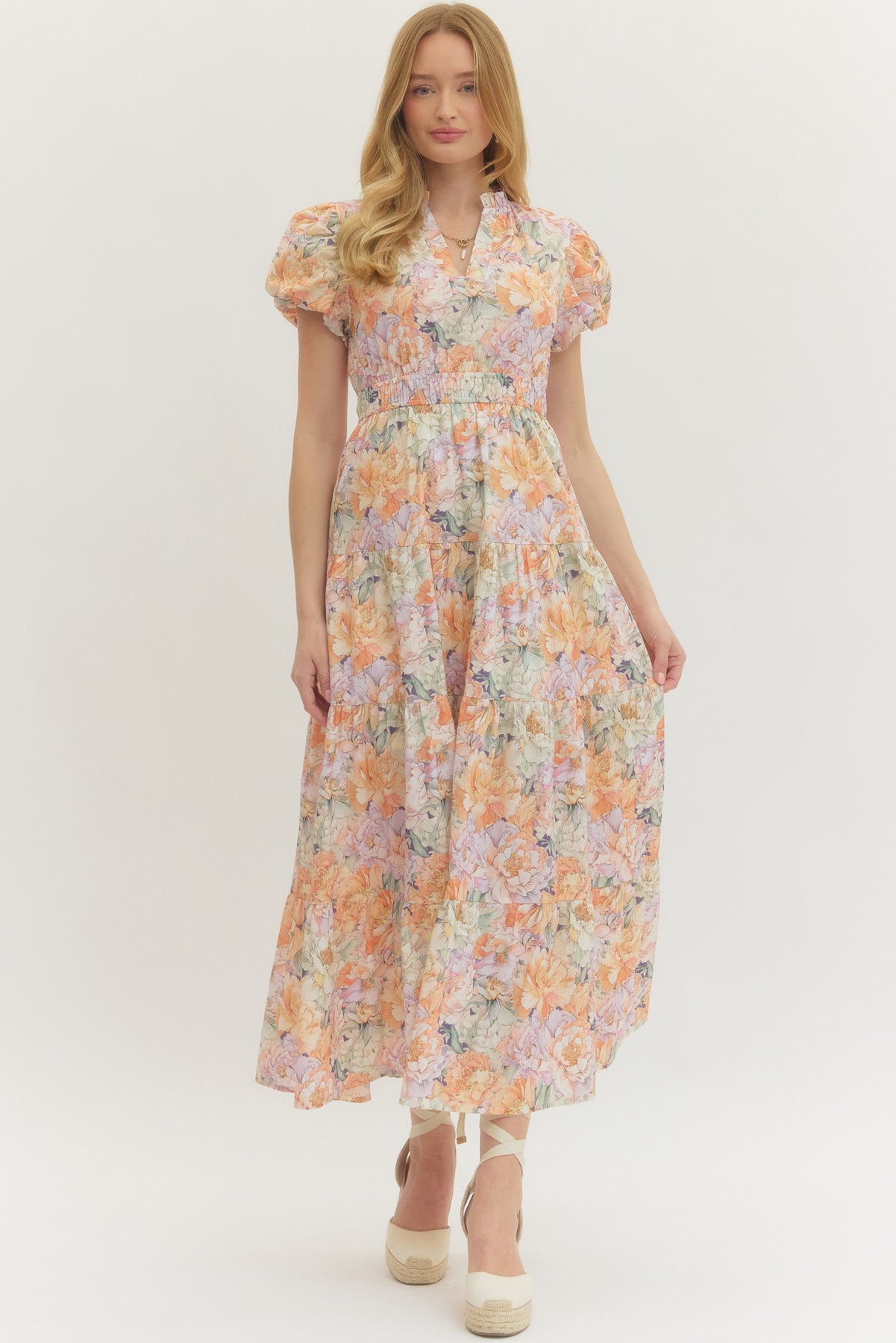 "Kennedy" Floral Midi Dress