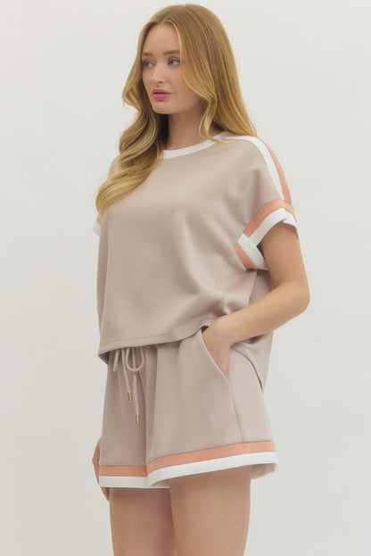 "Missy" Color-block Stripe Set (Multiple Colors)