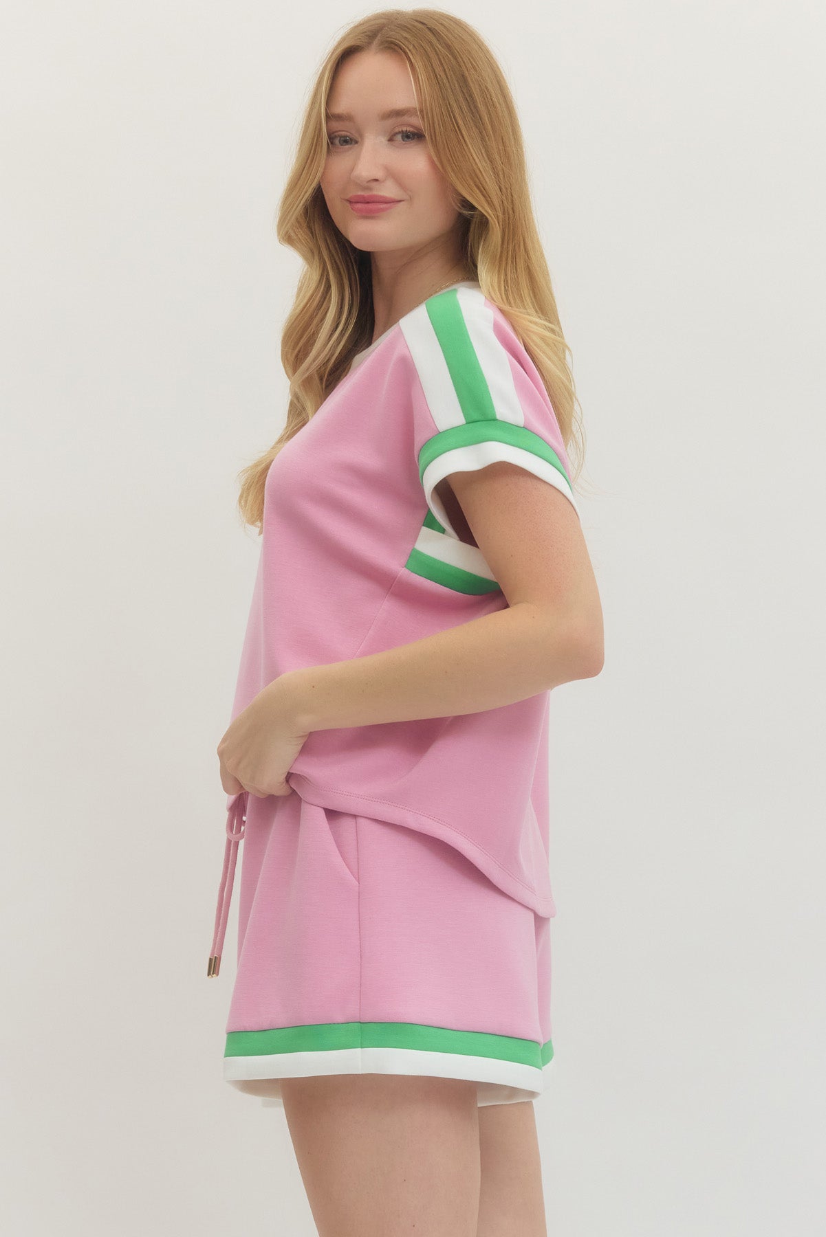 "Missy" Color-block Stripe Set (Multiple Colors)