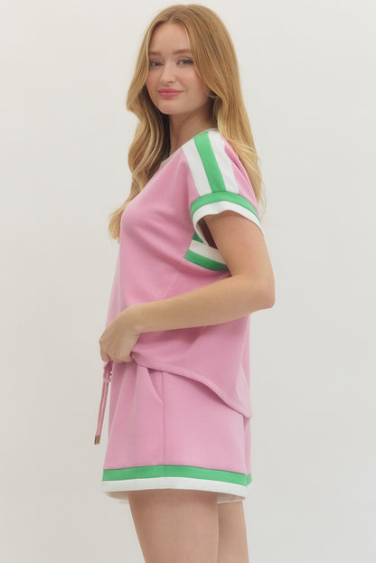 "Missy" Color-block Stripe Set (Multiple Colors)