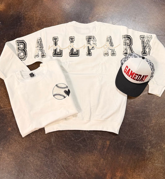 Ballpark Mama Crewneck Sweatshirt
