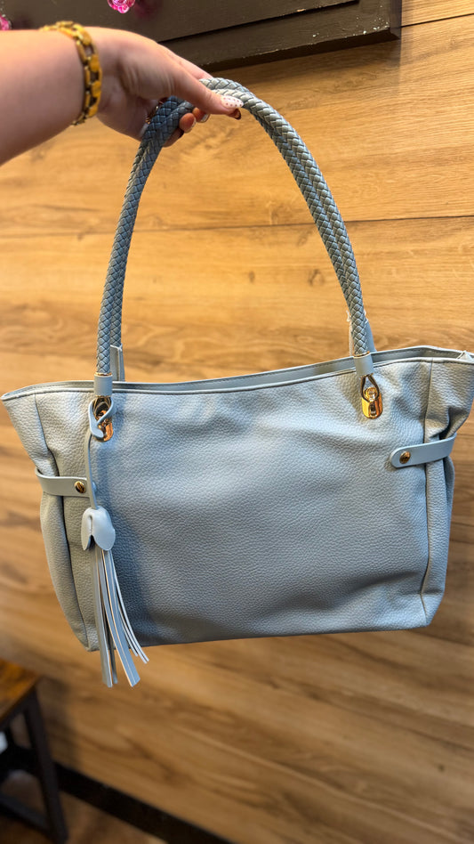 "Belle" Large Shoulder Purse (Multiple Colors)