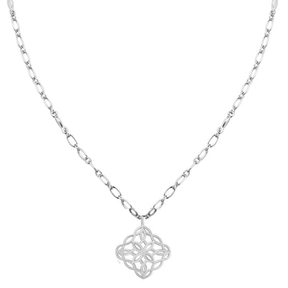 Bloom in Silver Necklace