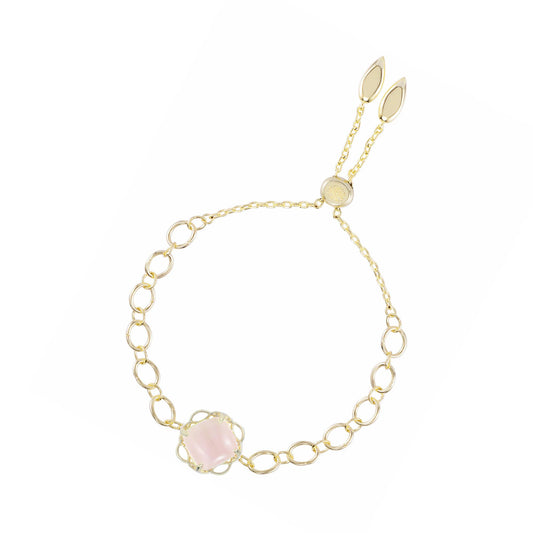 Natalie Wood Blossom Pink Cats Eye Bracelet