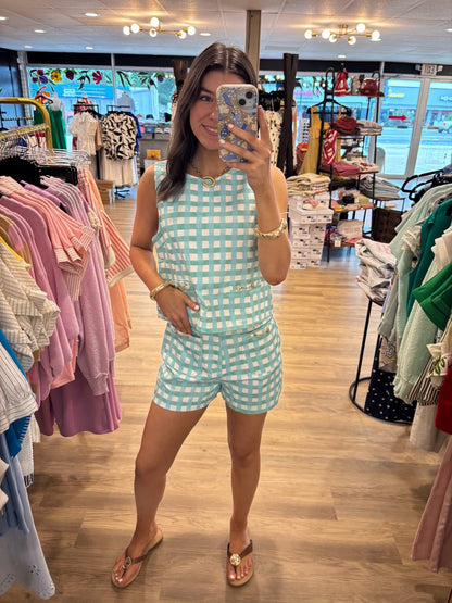"Summer" Gingham Set