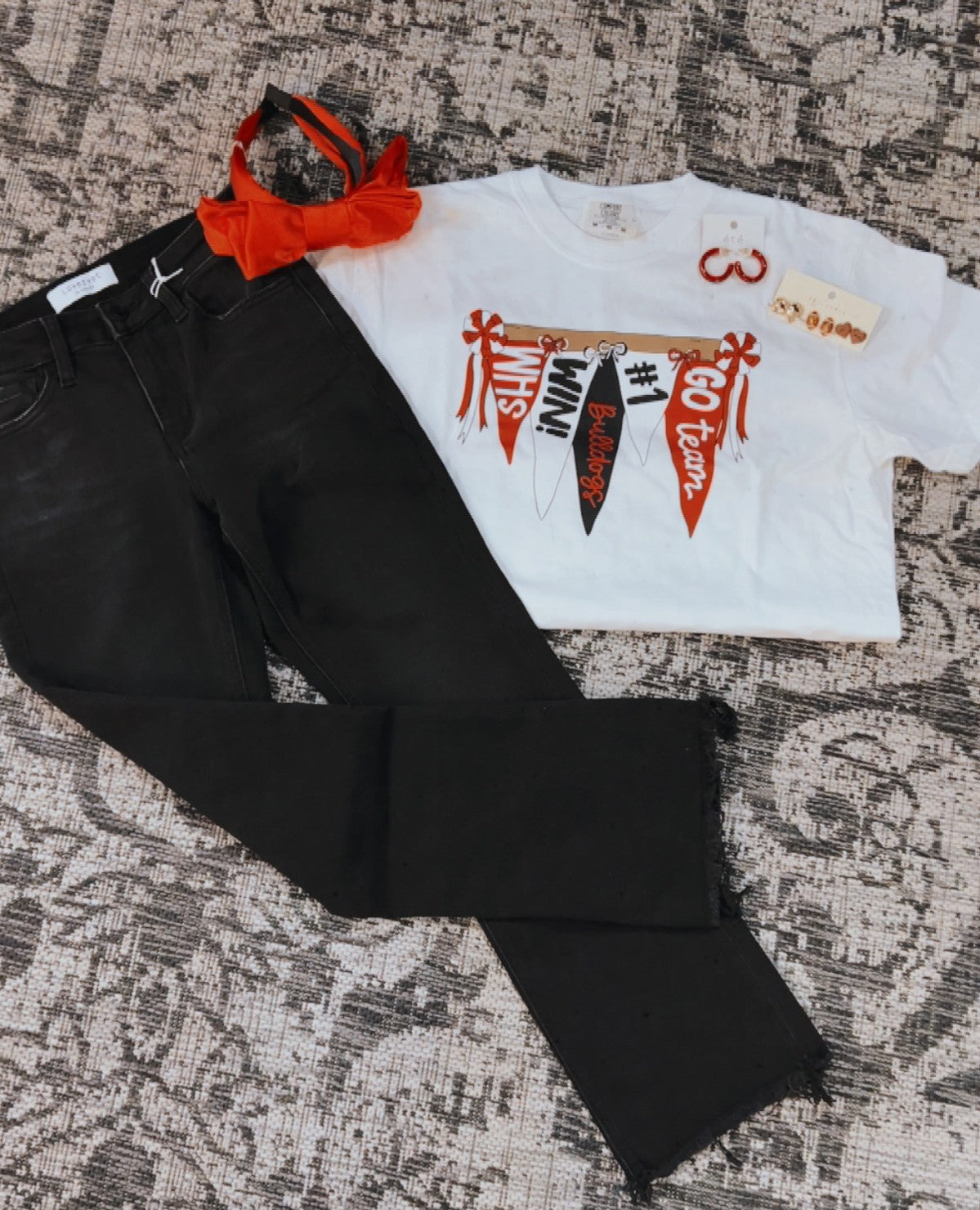 Bulldog Banner Tee (comfort color tee)
