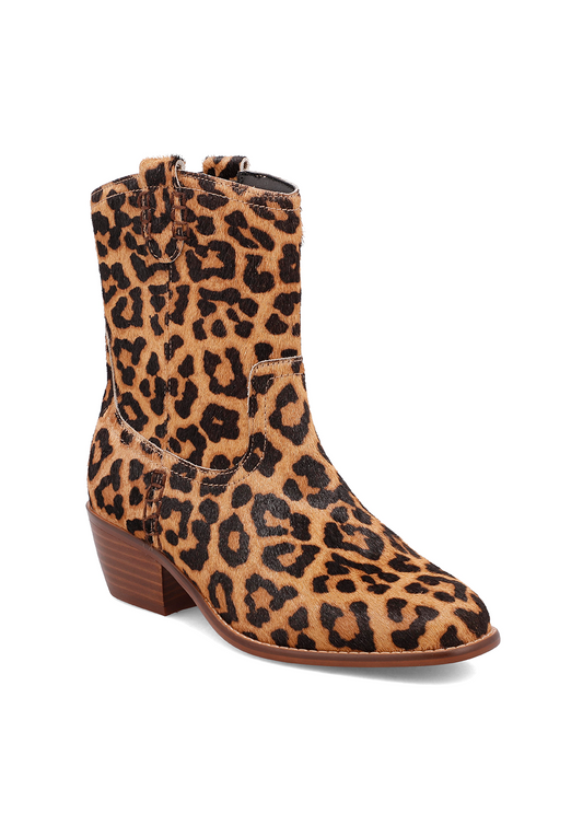 MiA "Lauryn" Leopard Ankle Booy