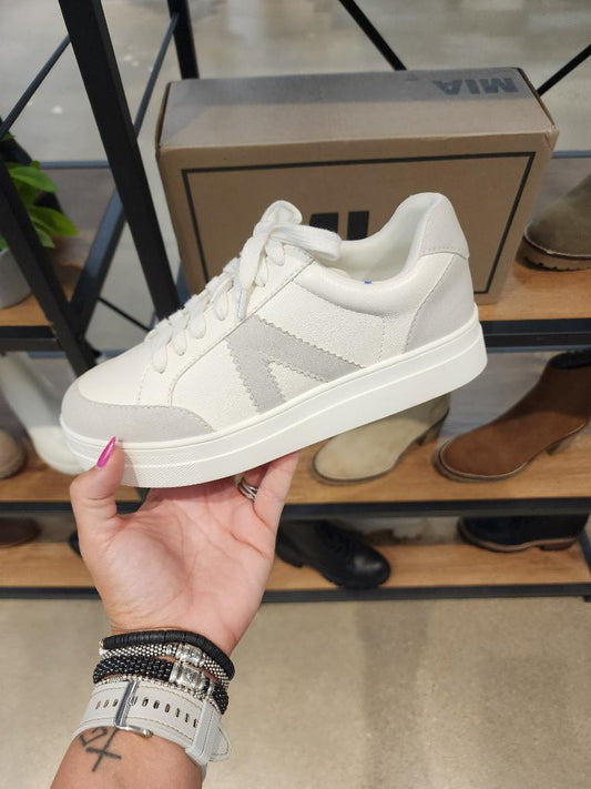 MIA "Astra" White and Gray Sneaker