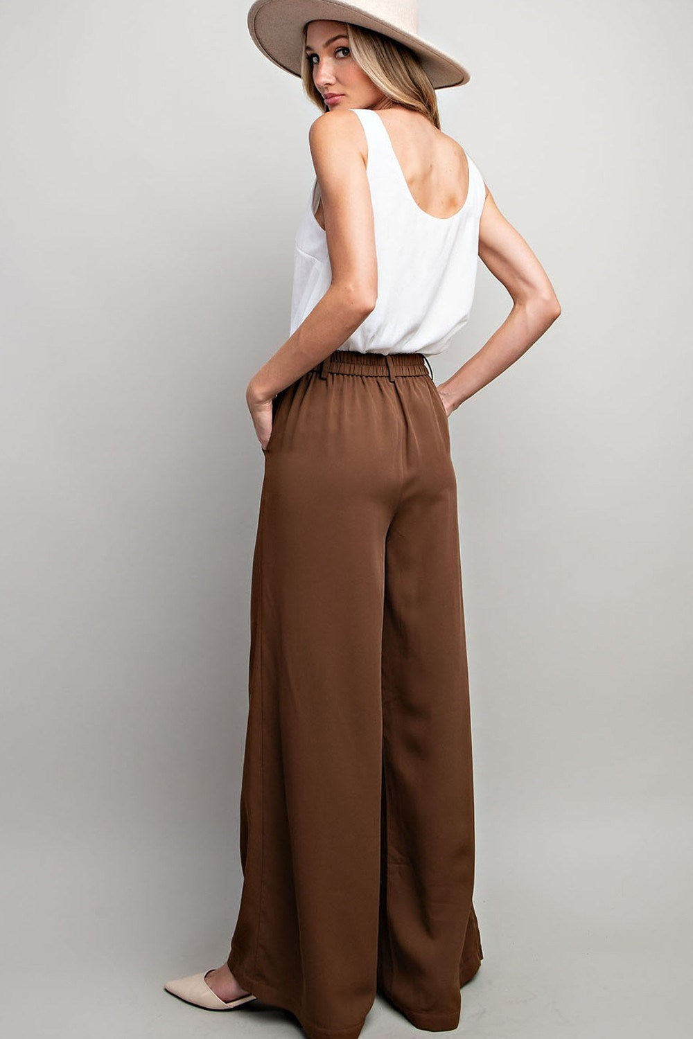 Eesome Pleated Straight Leg Dress Pants