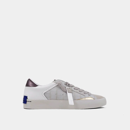 SHUSHOP Ruby Grey Croco Sneaker