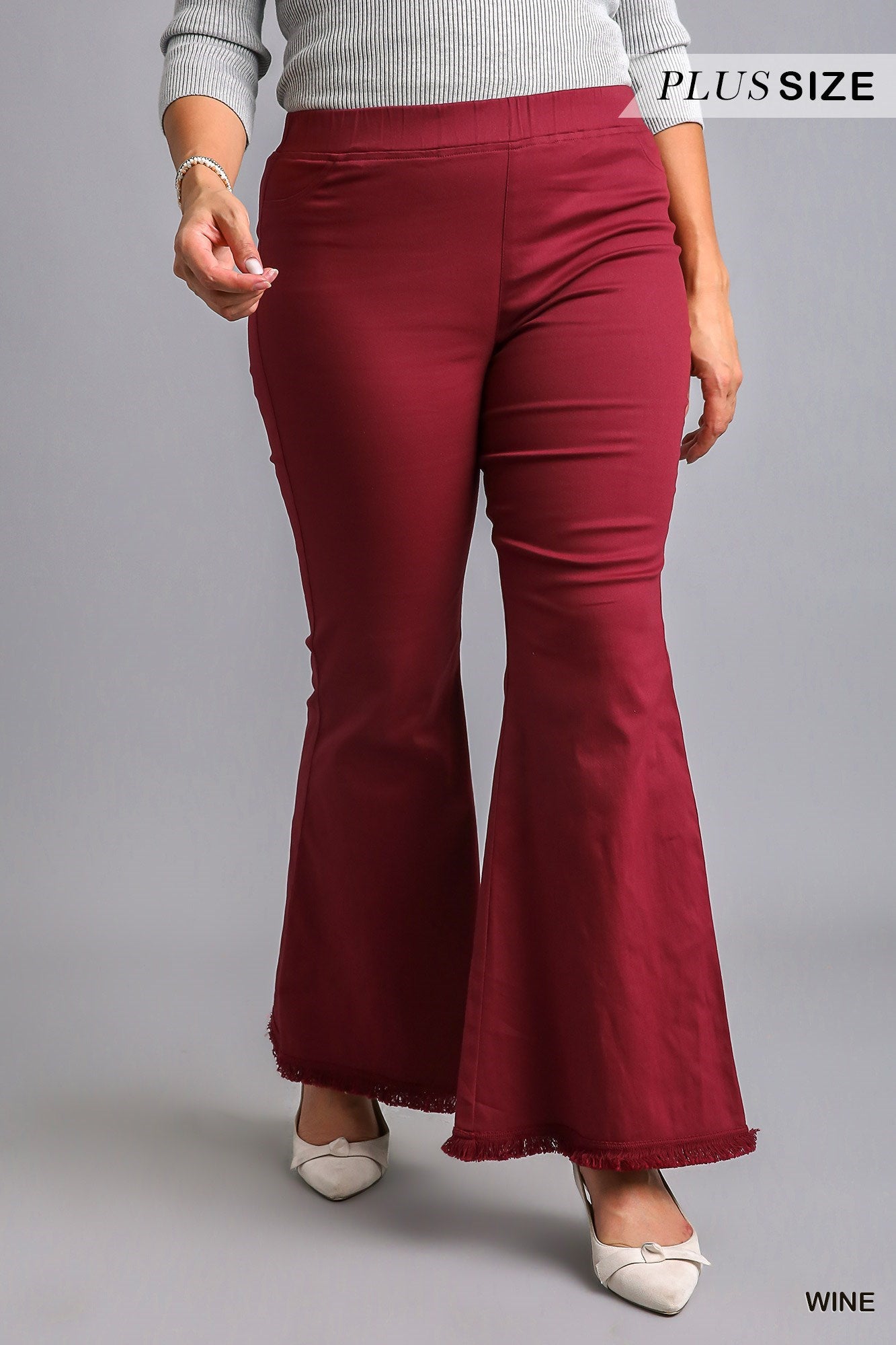 Flare Leg Curvy Pants