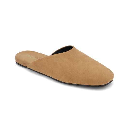 MIA "Ziva" Suede Loafer Mule