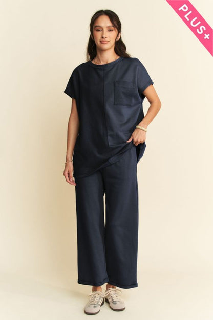 "Kip" Curvy Terry Knit Set (Multiple Colors)