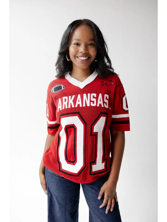 Arkansas Sideline Jersey Sweater