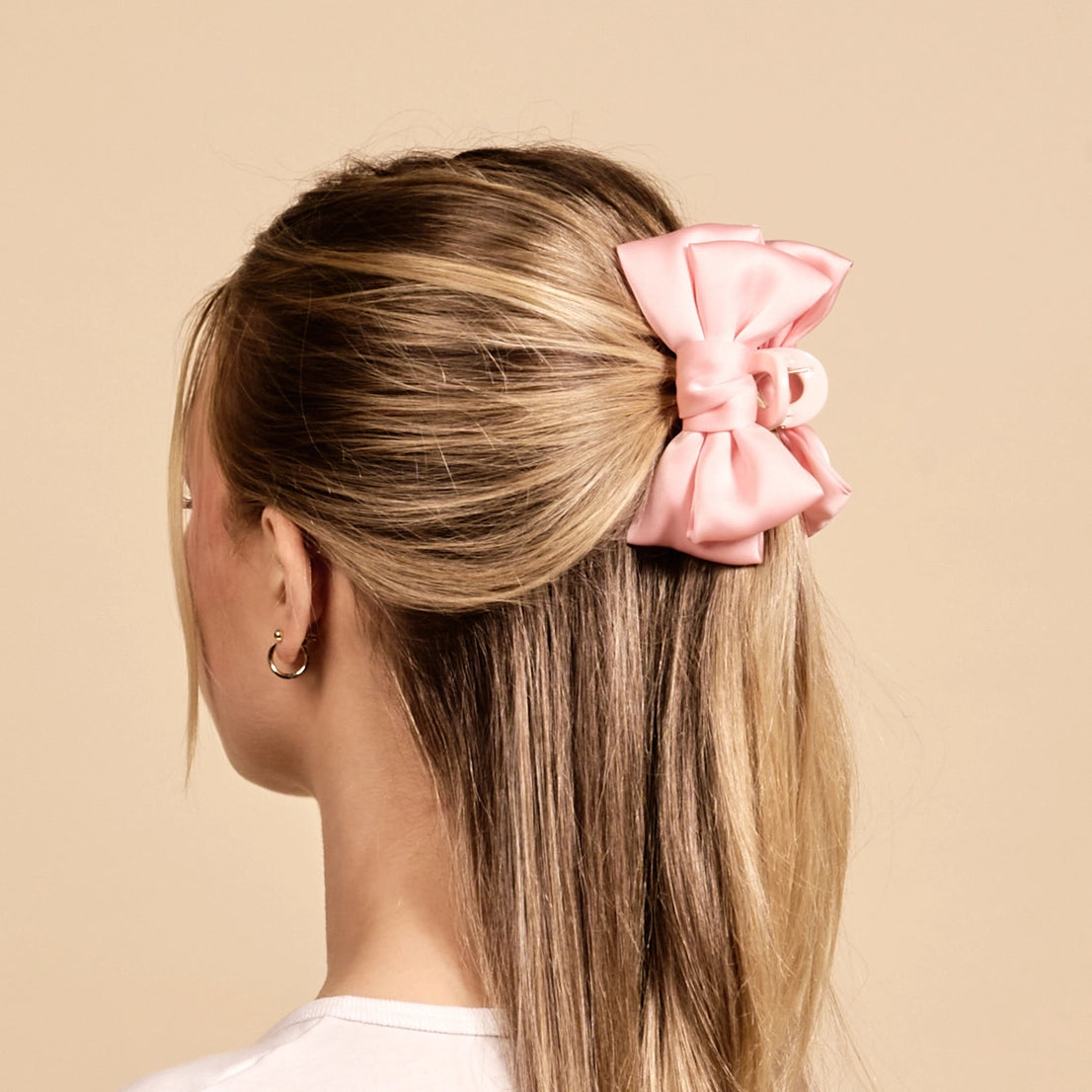 Darling Effect Satin Bow Claw Clip (Multiple Variants)