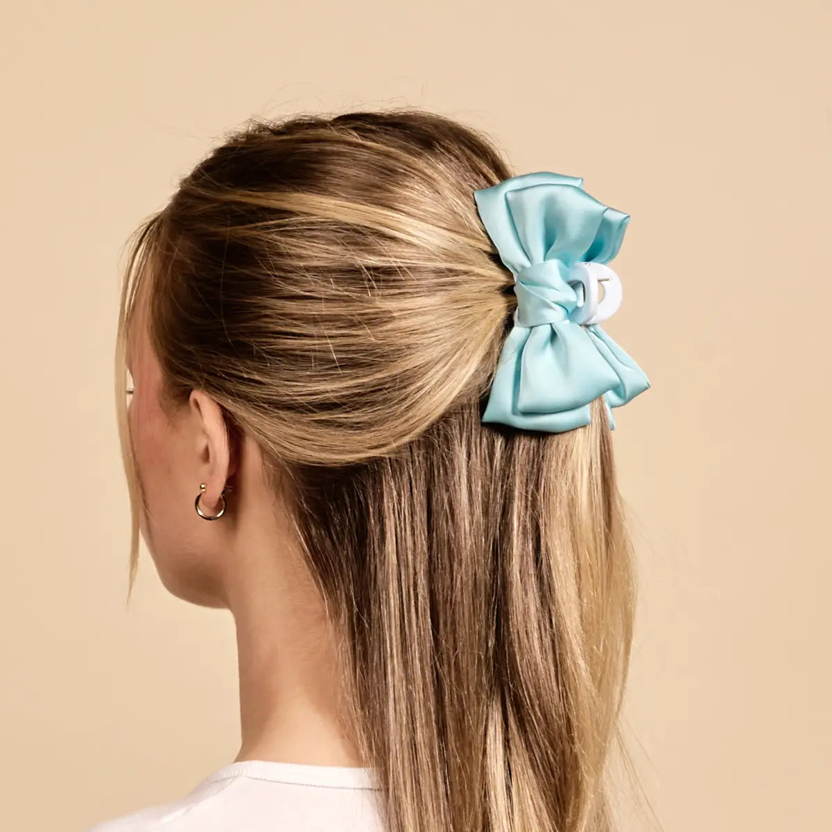 Darling Effect Satin Bow Claw Clip (Multiple Variants)